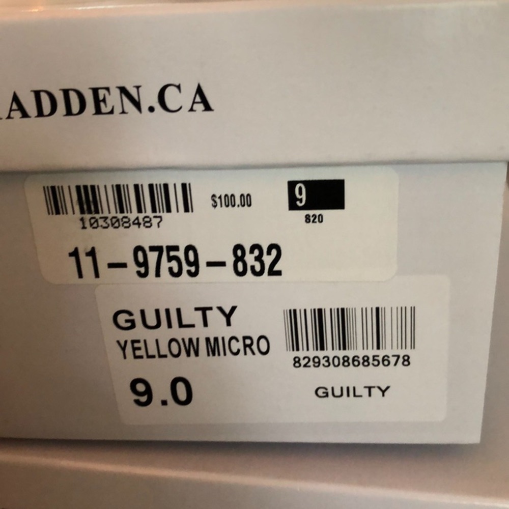 Steve Madden shoes yellow heels - Picture 4 of 4